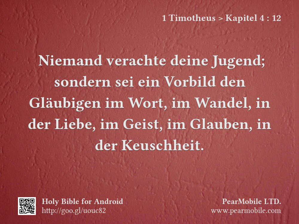 1 Timotheus, Kapitel 4:12
